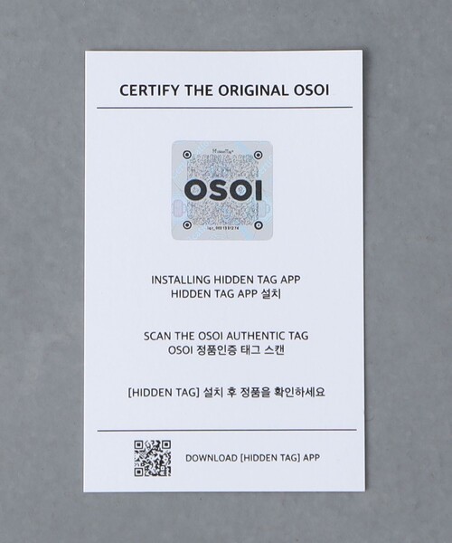 OSOI ロープ キーリング ブラック OSOI(オソイ) キーホルダー・キーリング(レディース) - 海外通販
