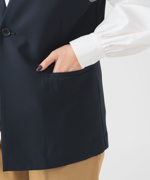 ベスト ジレ ノーカラージレ（S〜M） レディース B：MING by BEAMS ベスト ジレ ノーカラージレ（S〜M