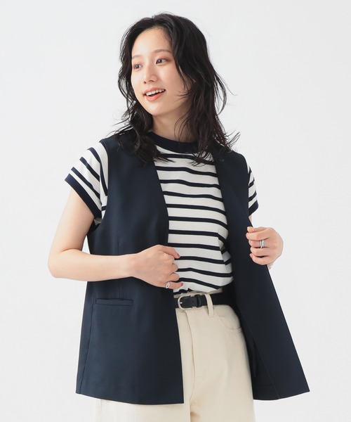 ベスト ジレ ノーカラージレ / 1215155204 レディース ベスト ジレ ノーカラージレ レディース : ZOZOTOWN Yahoo!店