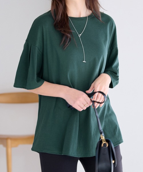 TO BE CHIC（トゥー ビー シック） 半袖チュニック 40 オフホワイト