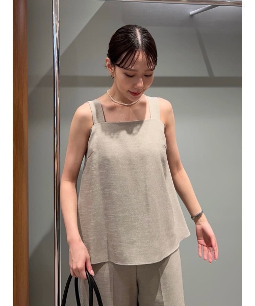 ※3連休限定※mila owenペプラムブラウスSET UP風オールインワン ペプラムブラウスSET UP風オールインワン（つなぎ