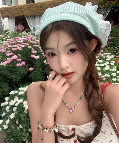 【BaubleBar】ミニー チェリー ギンガムチェック カチューシャ 2366672977.jpg?1725675024