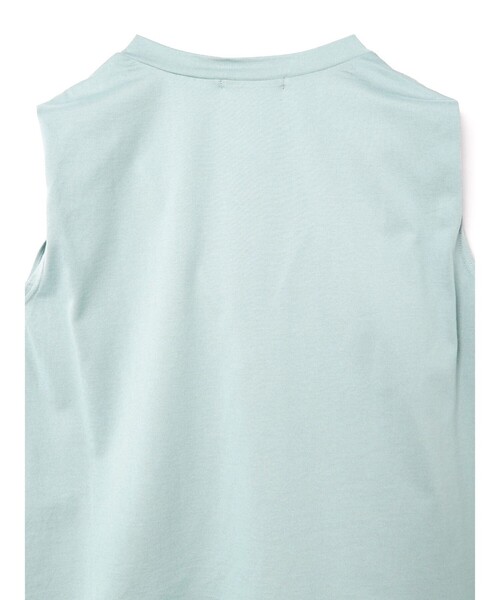 tシャツ mizuiro ind Vネックアシンメトリーノースリーブプルオーバー レディース mizuiroind tシャツ mizuiro ind メッシュミックスワイドプル