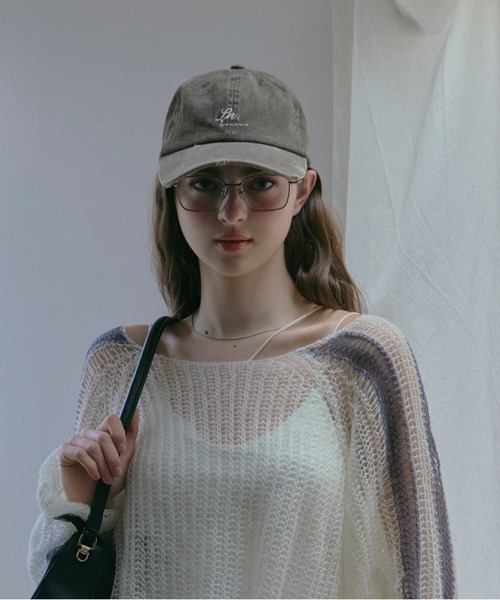 loin nuit キャップ 帽子 logo cap / ロゴキャップ レディース