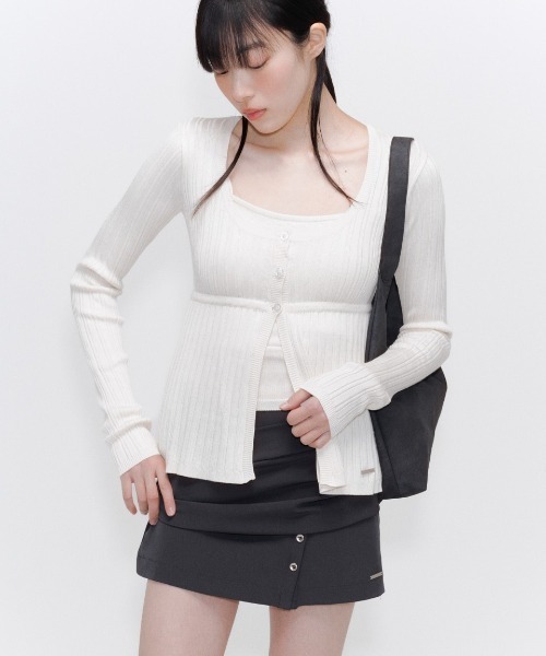 Miseki SEOUL パンツ Draped shirt skirt pants SET レディース