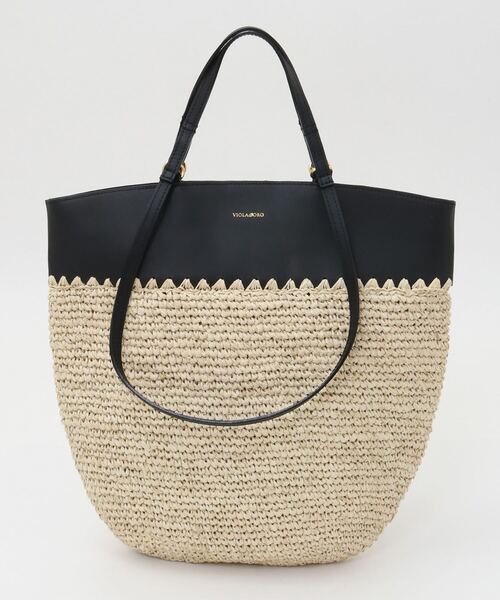 ヴィオラドーロのカゴバッグ ヴィオラドーロ かごバッグ 2WAY ラタン