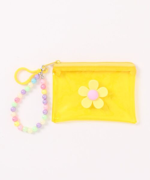 ポーチ 「 Bambin / ボンバン 」 クリア ビニール フラワー キッズ