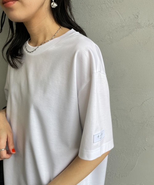 TATRAS ☆ タトラス CIALO ショートスリーブTシャツ TATRAS/タトラス] CIALO 袖ワンポイントロゴ ショートスリーブT