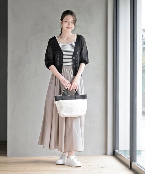 カーディガン レーヨンナイロンカーディガン レディース NATURAL BEAUTY BASIC カーディガン レーヨンナイロン