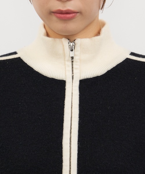 「SPIRALGIRL」 ニットカーディガン FREE ホワイト レディース_画像3