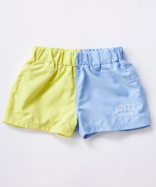 水着 「RUSTY/ラスティー」キッズ水着４点セット キッズ 子供 女の子の画像