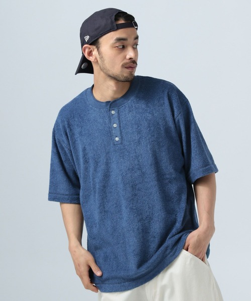 BAYFLOW tシャツ 「セットアップ可」ソフトタッチパイルヘンリー
