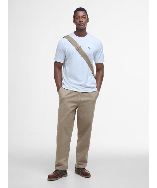 ★Barbour★エッセンシャル スポーツ Tシャツ Barbour tシャツ Sports リラックス ワンポイント ロゴTシャツ