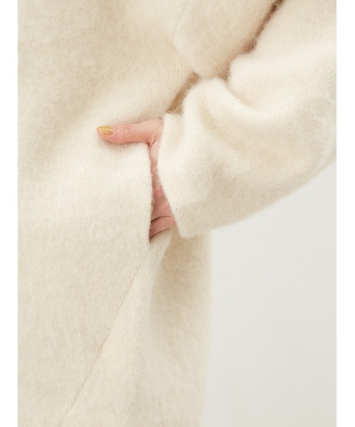 「Mila Owen」 ニットカーディガン FREE グレー レディース_画像7