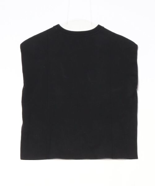 BALENCIAGA //ノースリーブニット BALENCIAGA 「BALENCIAGA」 ノースリーブニット 34 ブラック