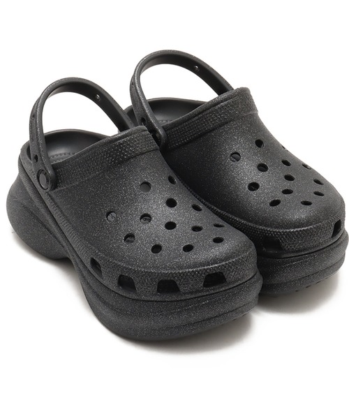 crocs Bae Glitter グリッター Clog Black 国内発送 crocs サンダル Bae Glitter Clog / クロックス ベイ グリッター