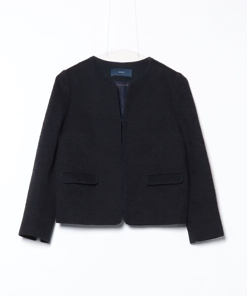 未使用に近い　シップス　ノーカラージャケット SHIPS セール】 SHIPS any:〈UVカット〉ノーカラー フロント ジップ