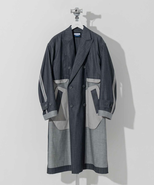 MAISON SPECIAL（メゾンスペシャル） チェスターコート 1 ネイビー