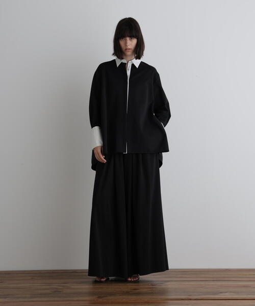 LE PHIL（ル フィル） ブラウス シャツ バイカラーテントブラウス