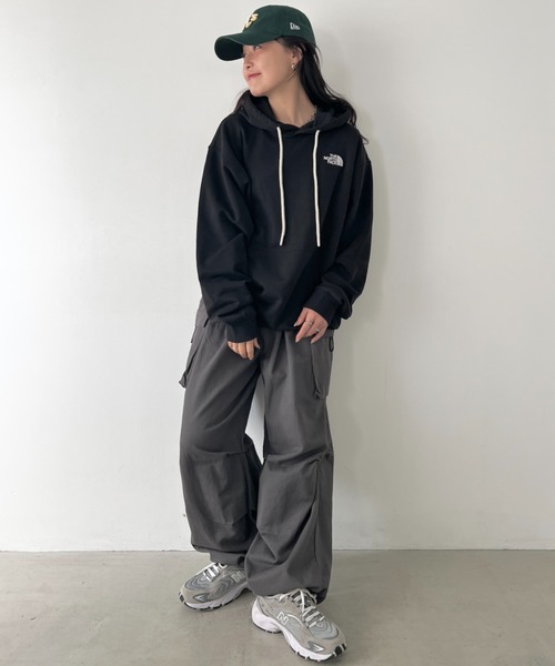 【XXLサイズ】エンノイ刺繍ロゴパーカー【黒】フーディスタイリスト私物 THE NORTH FACE パーカー 国内未発売 FACE(ザ・ノースフェイス