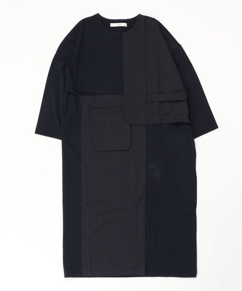 sneeuw ワンピース sneeuw 「sneeuw」 長袖ワンピース ONESIZE ネイビー レディース