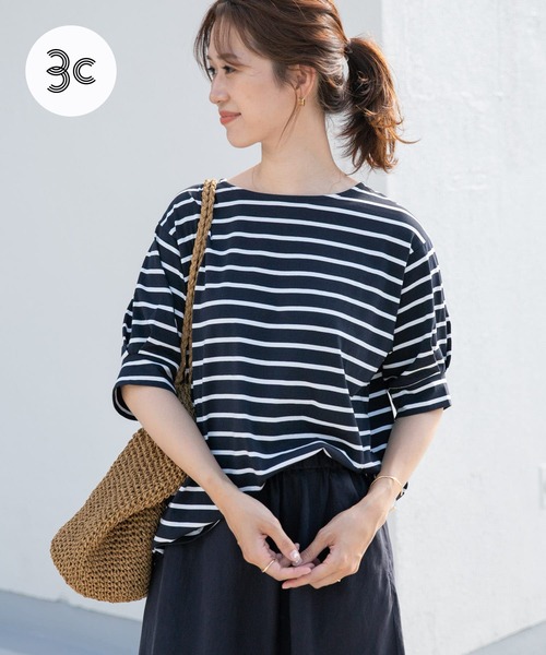 「URBAN RESEARCH DOORS」 半袖Tシャツ MEDIUM ホワイト レディース