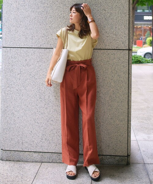 23区パンツ　サイズ44 23区 「23区」 パンツ 44 ブラウン レディース : ZOZOTOWN Yahoo