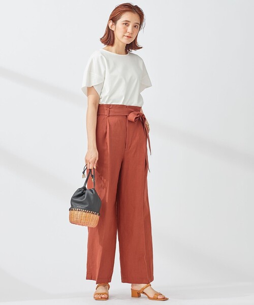 23区パンツ　サイズ44 23区 「23区」 パンツ 44 ブラウン レディース : ZOZOTOWN Yahoo