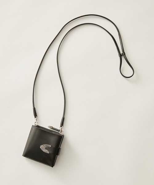 美品 トーガ TOGA ウォレット 財布 スタッズ レザー ブラック TOGA TOO 財布 「TOGA TOO/トーガトゥー」Leather wallet small
