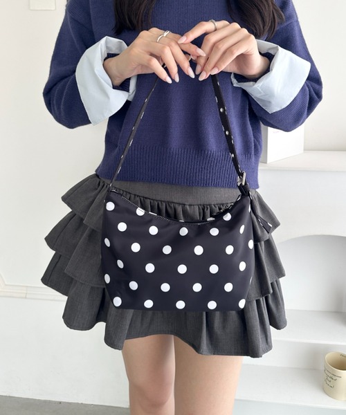 ハンドバッグ ドット柄水玉ミニショルダーバッグ : ZOZOTOWN Yahoo!店