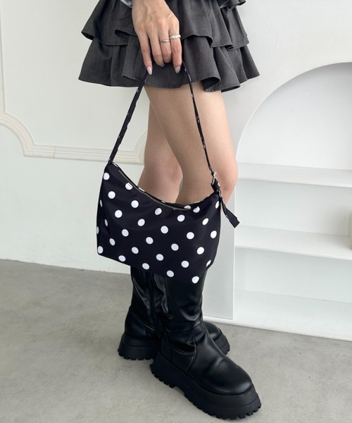 ハンドバッグ ドット柄水玉ミニショルダーバッグ : ZOZOTOWN Yahoo!店
