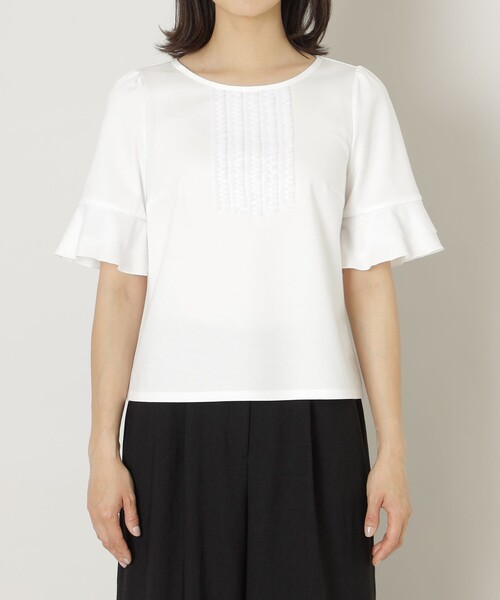 「TO BE CHIC」 半袖カットソー 42 ブラック レディース_画像6