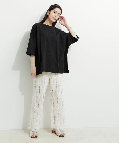 「LE CERCLE par rope'」 半袖カットソー FREE ブルー系その他6 レディース_画像2