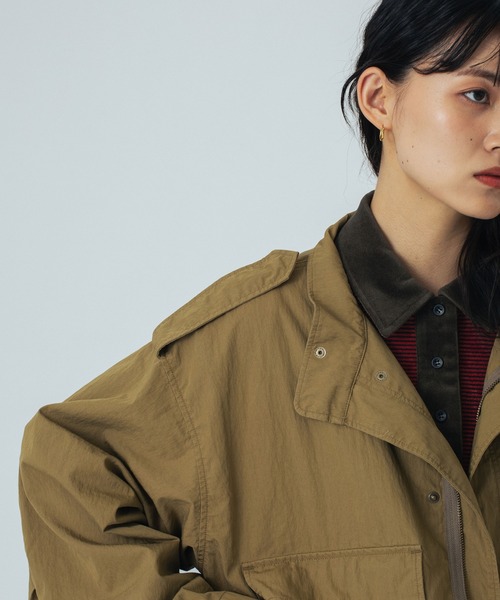 ROSE BUD（ローズバッド） ミリタリージャケット モッズコート (mici