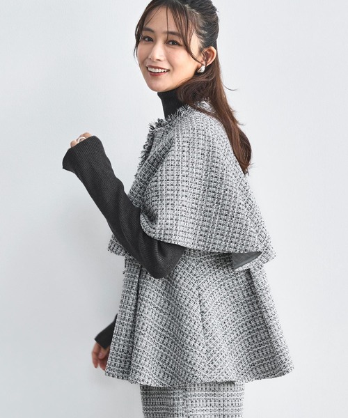 RUIRUE BOUTIQUE（ルイルエブティック） セットアップ ツイード ケープ