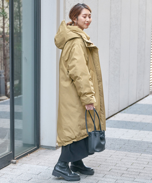 Spick & Span フード付きベージュコート Spick & Span フード付きベージュコート Spick & Span フード付き
