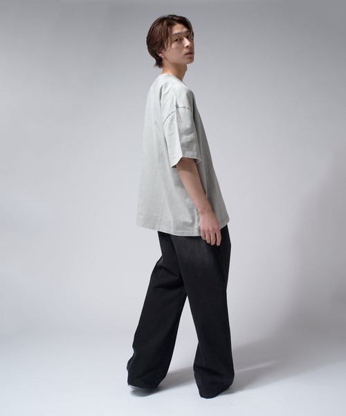 「Lui's」 半袖Tシャツ FREE ライトグレー メンズ_画像2