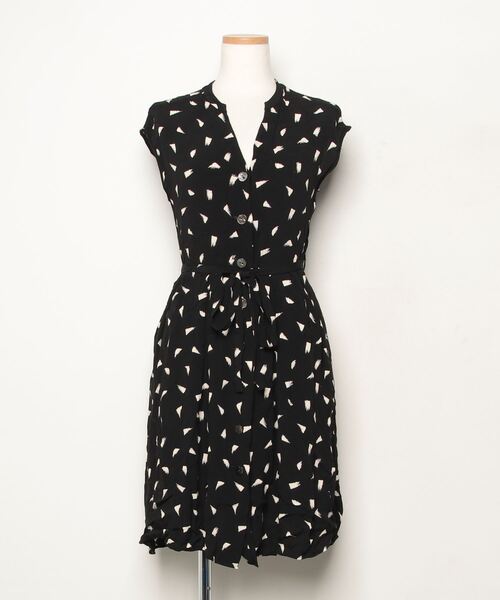 美品　René ブラック ノースリーブ ワンピース 36 美品 René ブラック ノースリーブ ワンピース 36 Rene（ルネ