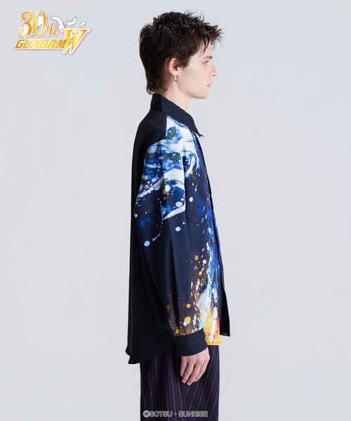 glamb 新機動戦記ガンダムW ヒイロ・ユイ ウイングガンダムゼロシャツ glamb（グラム） シャツ Wing Gundam Zero Shirt/ウイングガンダムゼロ