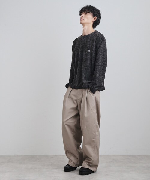 tk.TAKEO KIKUCHI（ティーケータケオキクチ） tシャツ モールヘンリー