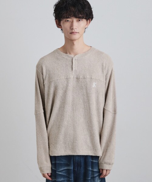 tk.TAKEO KIKUCHI（ティーケータケオキクチ） tシャツ モールヘンリー