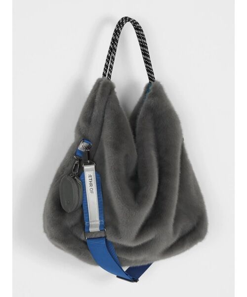 トートバッグ COLOR-FUR CORD 2WAY TOTE BAG レディース : ZOZOTOWN