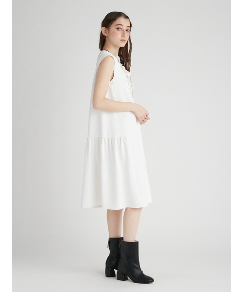 「FURFUR」 ノースリーブワンピース FREE ホワイト レディース_画像8