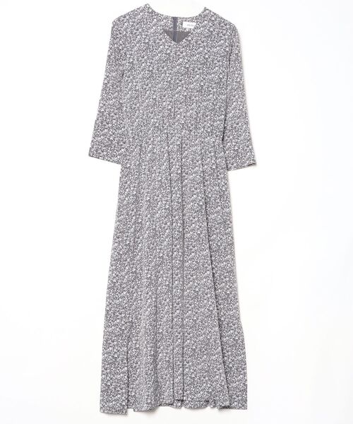 Mila Owen（ミラオーウェン） 7分袖ワンピース FREE グレー レディース