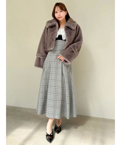 dazzlin（ダズリン） コート アウター ビットショートミンクライク