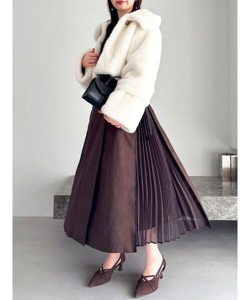 dazzlin（ダズリン） コート アウター ビットショートミンクライク