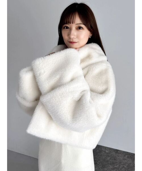 dazzlin（ダズリン） コート アウター ビットショートミンクライク