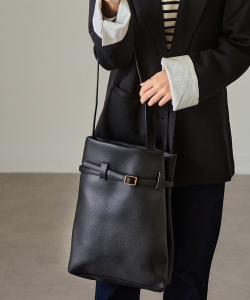 「MAISON BREEZE」 トートバッグ FREE グレイッシュベージュ レディース_画像4