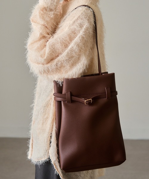 「MAISON BREEZE」 トートバッグ FREE グレイッシュベージュ レディース_画像9