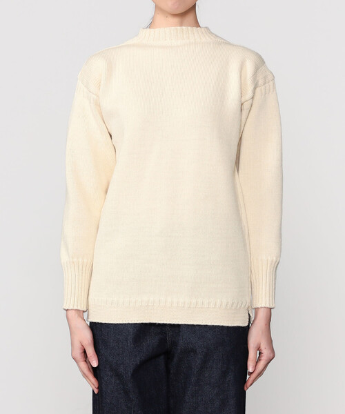 Le Tricoteur ル トリコチュール ガンジーネックセーター Le Tricoteur（ルトリコチュール） ニット セーター